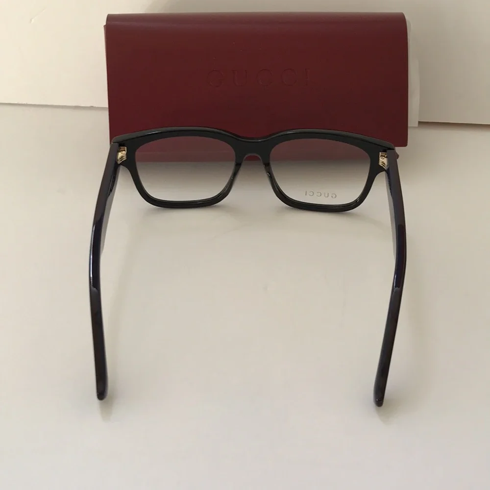 Gucci GG1303O 006  Black Square Acetate Eyeglasses